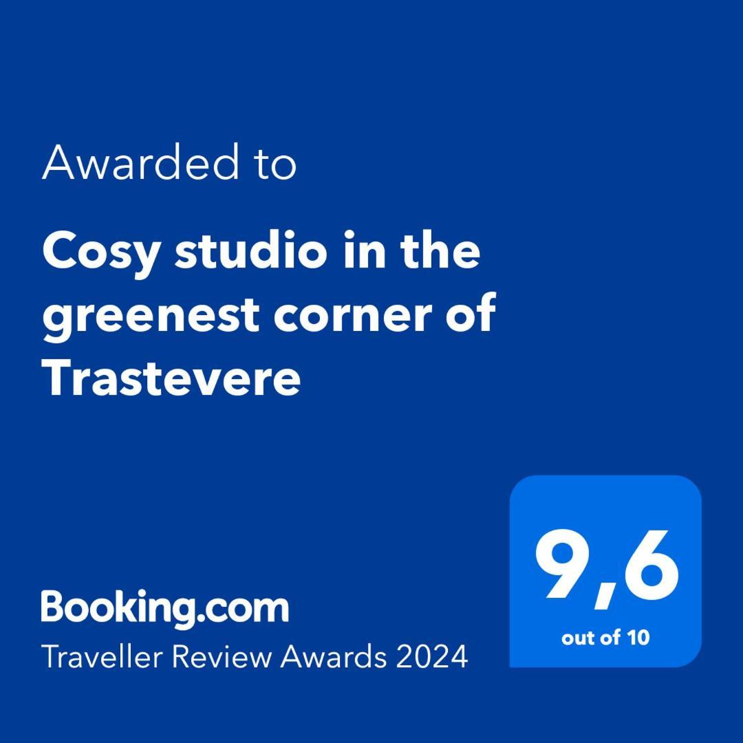 Cosy Studio In The Greenest Corner Of Trastevere Rome Buitenkant foto